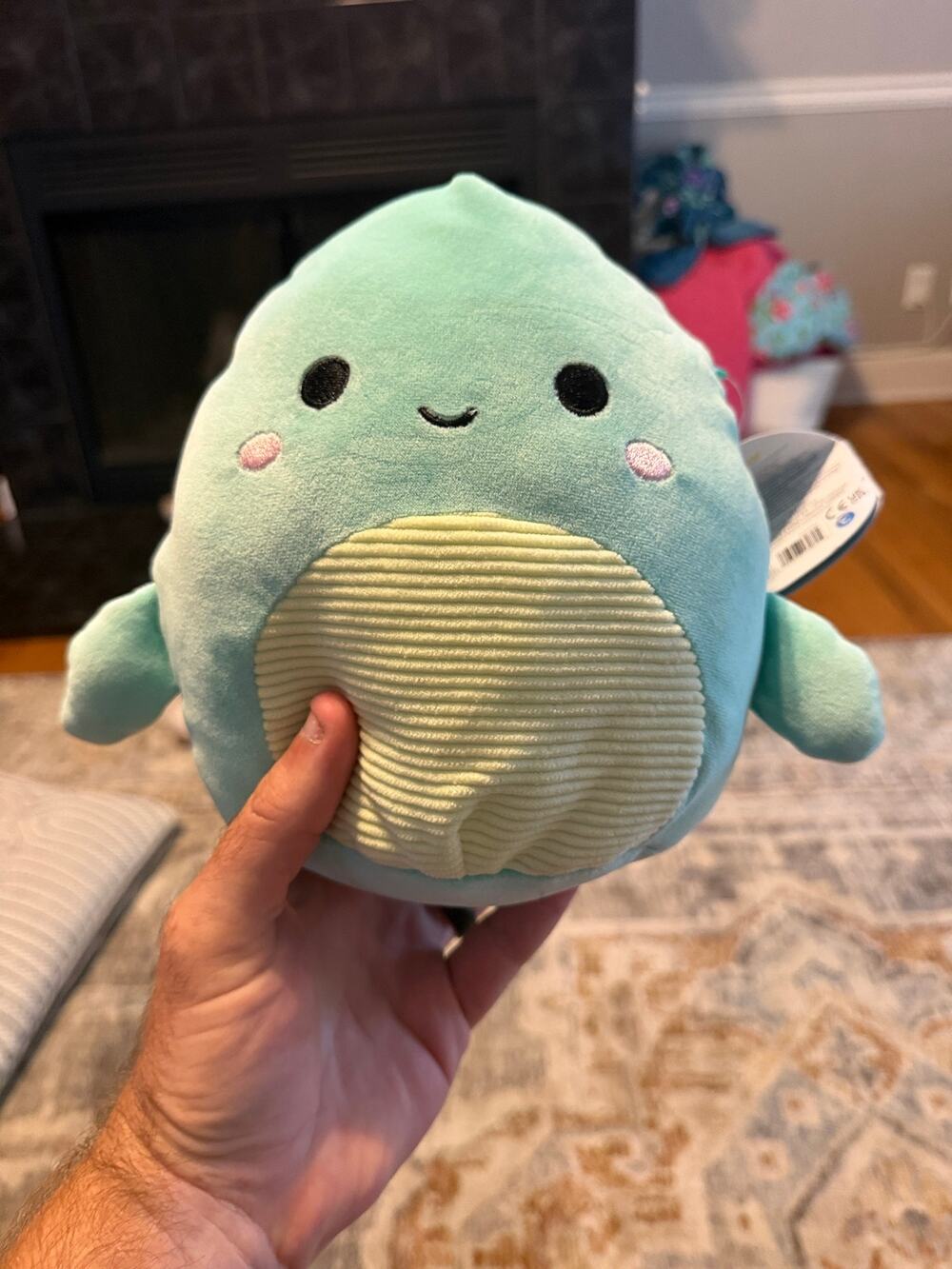 Original Squishmallows Nessie Loch Ness Monster Teal Plush Hang Tag Attached